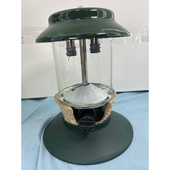 Coleman Other - Coleman PerfectFlow 2-Mantle Propane Lantern Green Camping Light Adjustable 5155